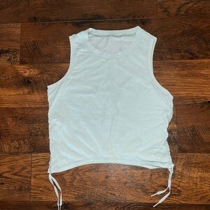 Lululemon cinch it up tank top in light blue